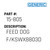 Feed Dog F/Kswx8803D - Generic #15-805