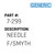 Needle F/Smyth - Generic #7-299