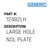 Large Hole Ndl Plate - Generic #12482LH
