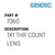 1X1 Thr Count Lens - Generic #7360