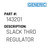 Slack Thrd Regulator - Generic #143201