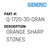 Orange Sharp Stones - Generic #Q-1720-30-ORANGE