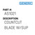 Countcut Blade W/Sup - Generic #AS1021