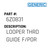 Looper Thrd Guide F/Por - Generic #6Z0831