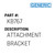 Attachment Bracket - Generic #KB767