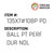Ball Pt Perf Dur Ndl - Organ Needle #135X7#10BP PD
