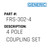 4 Pole Coupling Set - Generic #FRS-302-4