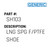 Lng Spg F/Ptfe Shoe - Generic #SH103