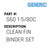 Clean Fin Binder Set - Generic #S60 1-5/8OC