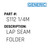 Lap Seam Folder - Generic #S112 1/4M