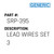 Lead Wires Set 3 - Generic #SRP-395