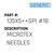 Microtex Needles - Generic #135X5++SPI #18