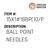 Ball Point Needles - Organ Needle #15X1#18BP(10/PKG)