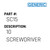 10 Screwdriver - Generic #SC15