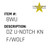 Dz U-Notch Kn F/Wolf - Gold Star #8WU