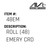 Roll (48) Emery Crd - Mitchells #48EM