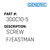 Screw F/Eastman - Generic #300C10-5