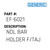 Ndl Bar Holder F/Taj - Generic #EF-6021