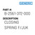 Closing Spring F/Juk - Generic #B-2561-372-000