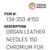 Organ Leather Needles 150 Chromium For Industrial Sewing Machines - Organ Needle #134-35D #150