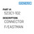 Connector F/Eastman - Generic #523C1-102