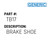 Brake Shoe - Generic #TB17