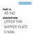 Upper Thr Niipper Plate F/Kan - Generic #45-142