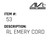 Rl Emery Cord - Mitchells #53