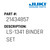 Ls-1341 Binder Set - Juki #21434857 Genuine Juki Part