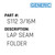 Lap Seam Folder - Generic #S112 3/16M