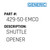 Shuttle Opener - Generic #429-50-EMCO