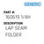 Lap Seam Folder - Generic #160619 1/4H