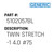 Twin Stretch -1 4.0 #75 - Generic #5102057BL