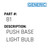 Push Base Light Bulb - Generic #B1