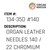 Organ Leather Needles 140 / 22 Chromium For Industrial Sewing Machines - Organ Needle #134-35D #140