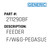 Feeder F/W&G-Pegasus - Generic #211290BF