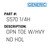 Opn Toe W/Hvy Nd Hol - Generic #S570 1/4H