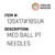 Med Ball Pt Needles - Organ Needle #135X17#18SUK