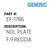 Ndl Plate F/Freccia - Generic #EF-1786