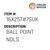Ball Point Ndls - Organ Needle #16X257#7SUK