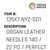 Organ Leather Needles 140 / 22 Pd / Perfect Durabilty Titanium For Industrial Sewing Machines - Organ Needle #135X7-NY2-SD1 #22PD