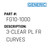 3-Clear Pl Fr Curves - Generic #FG10-1000