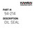 Kansai Special (Japan) Part #94-214 OIL SEAL