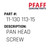Pan Head Screw - Original Pfaff Spare Part Number 11-130 113-15
