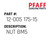 Nut Bm5 - Original Pfaff Spare Part Number 12-005 175-15
