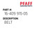 Belt - Original Pfaff Spare Part Number 16-409 915-05