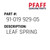 Leaf Spring - Original Pfaff Spare Part Number 91-019 929-05