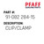 Clip/Clamp - Original Pfaff Spare Part Number 91-082 284-15