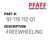 Freewheeling - Original Pfaff Spare Part Number 91-119 112-01