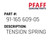 Tension Spring - Original Pfaff Spare Part Number 91-165 609-05